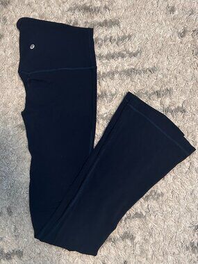 Lululemon mini flare leggings, true navy, size 4